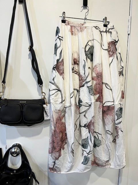 Cos floral viscose balloon skirt size 40/L