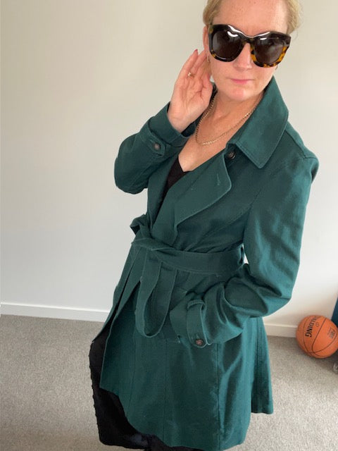 Jacqui.e Black label trench 14/16