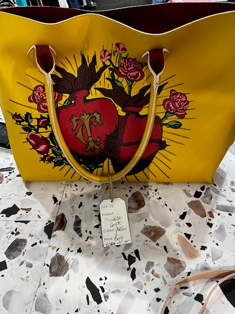 Trelise Cooper yellow printed bag