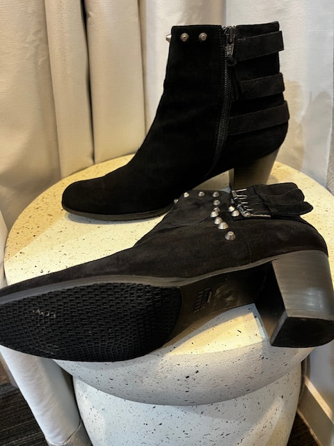stuart weitzman suede studd boot