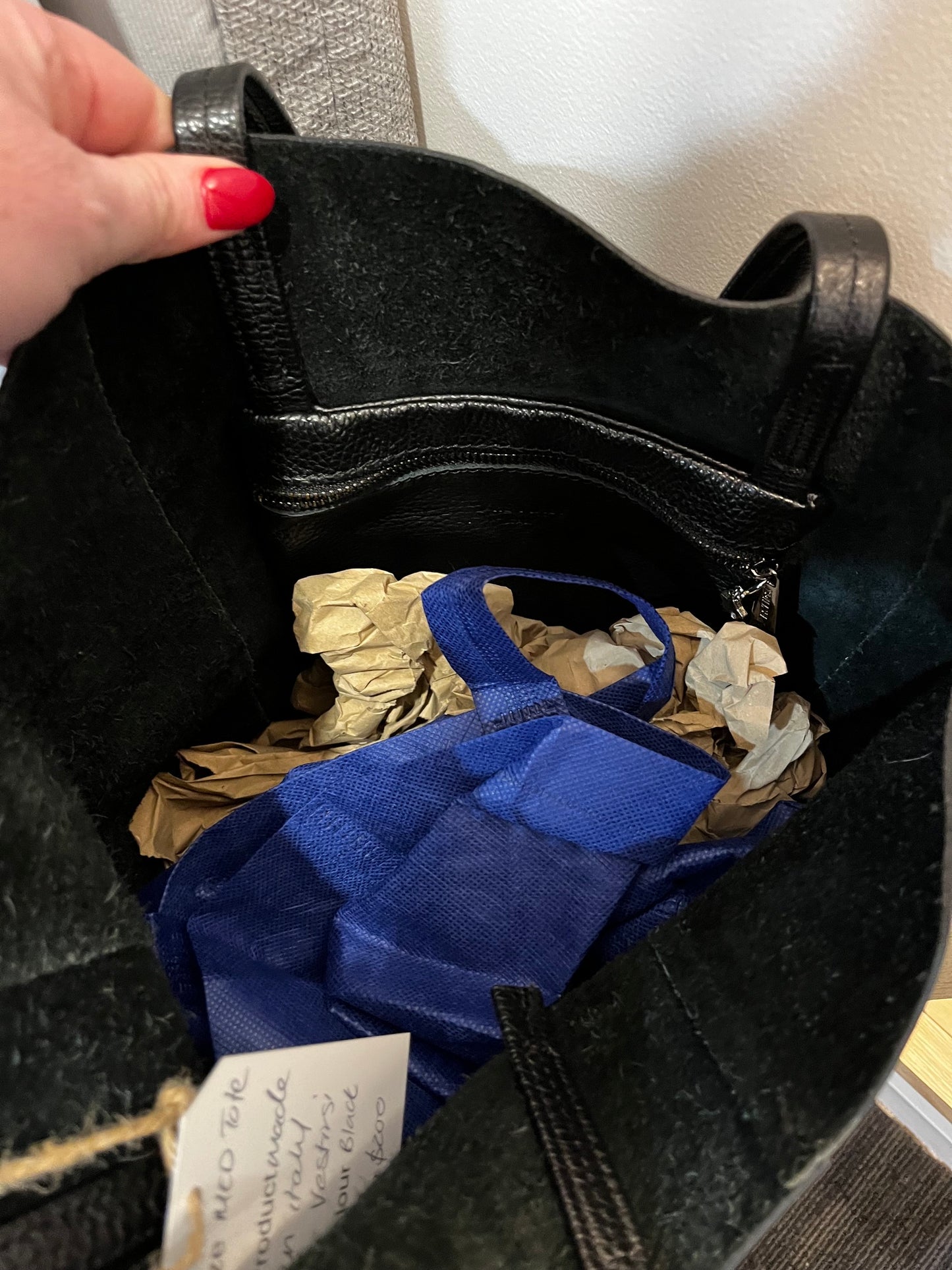 vestirsi Paris leather tote bag