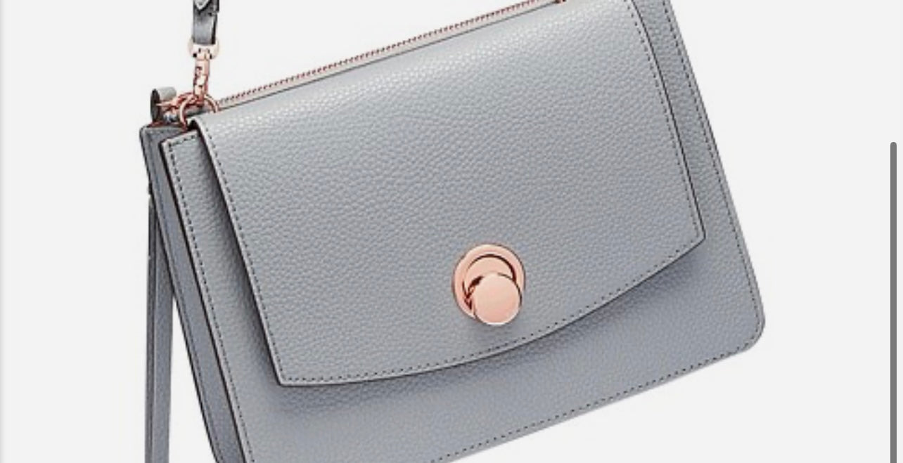 mimco leather bag grey-Ronda