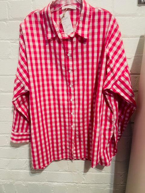 Betty Basics pink shirt size 16