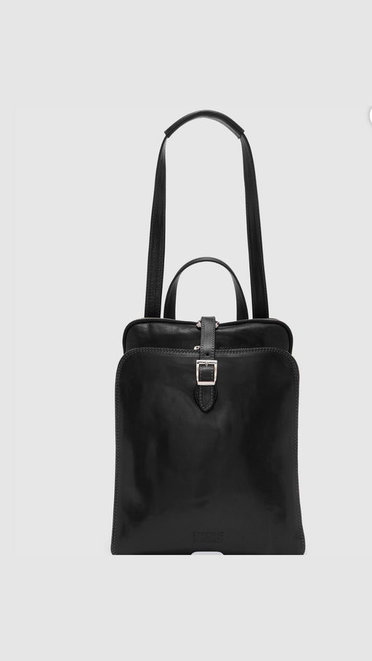 Italian leather backpack-stacey