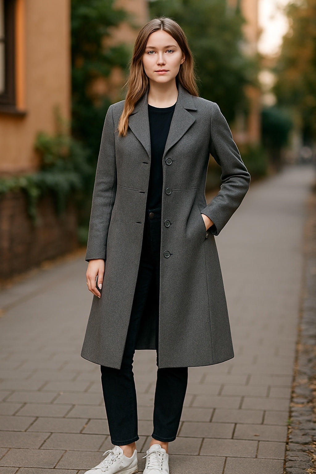 Capture wool blend coat 12