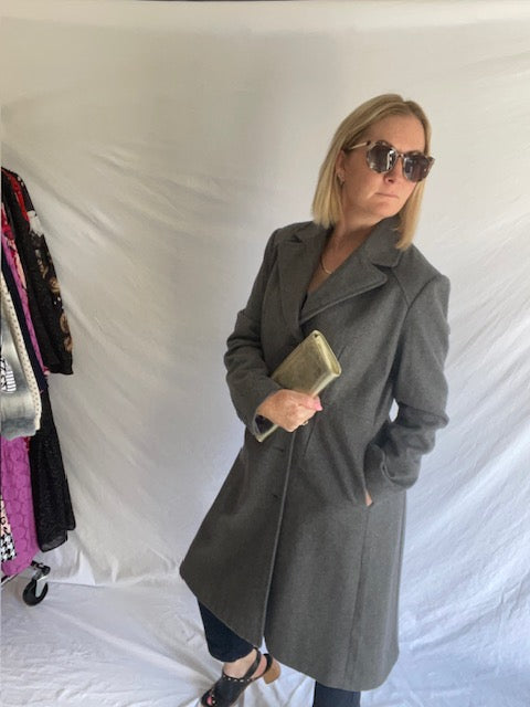 Capture wool blend coat 12