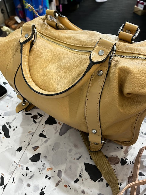 Mbaobao beige buckle bag Leather