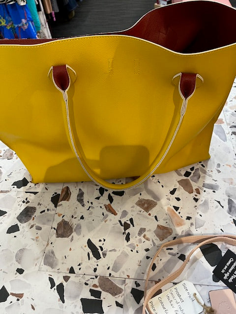 Trelise Cooper yellow printed bag