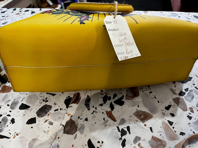 Trelise Cooper yellow printed bag