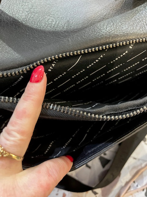 Nostalgia Bag black leather