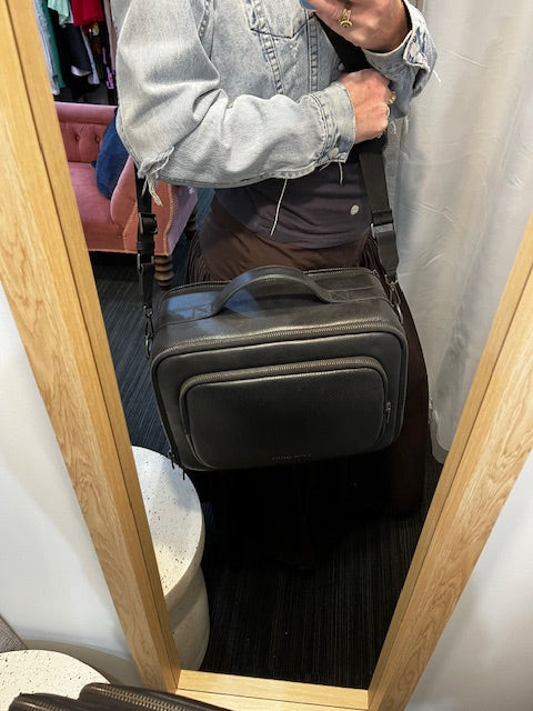 Nostalgia Bag black leather