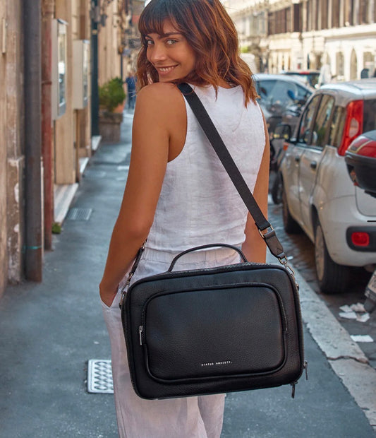 Nostalgia Bag black leather