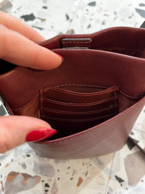 Evity vino leather bag-night out