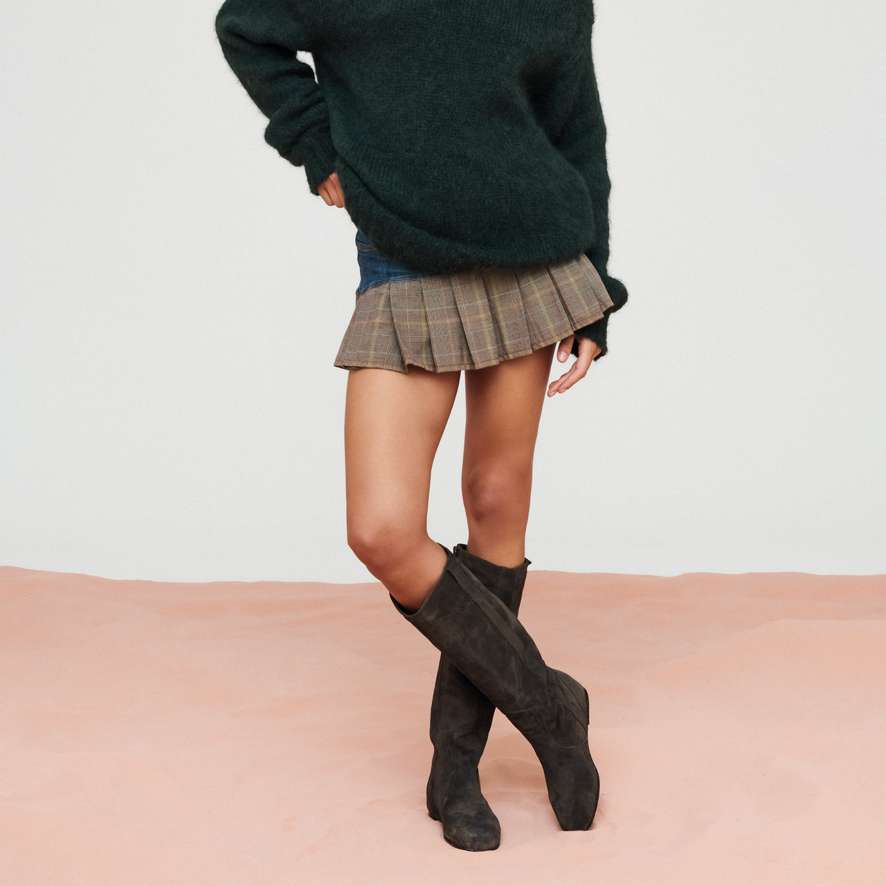 Fabio Rusconi suede leather boot 39