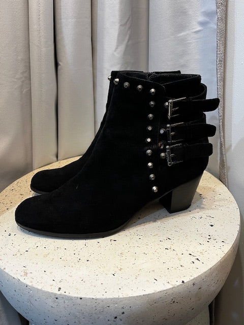 stuart weitzman suede studd boot