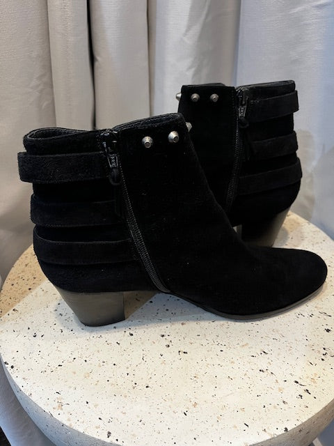 stuart weitzman suede studd boot