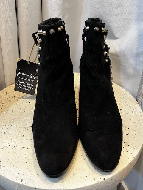 stuart weitzman suede studd boot