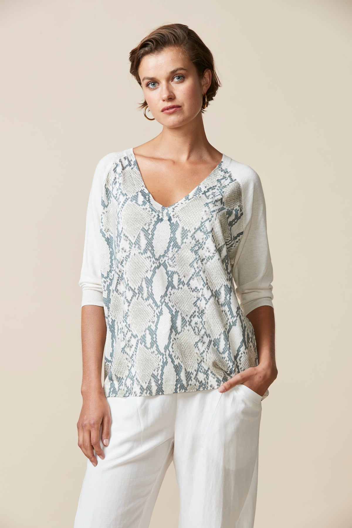 Lania the label silk,cashmere blend knit-small