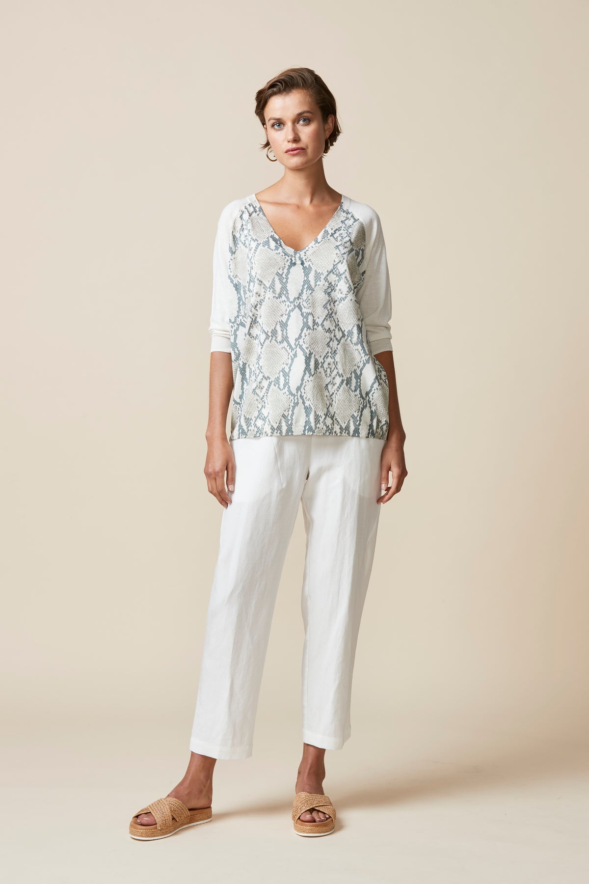 Lania the label silk,cashmere blend knit-small