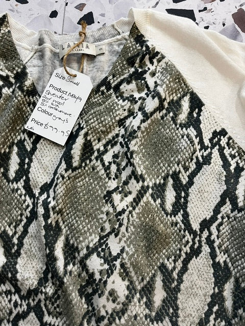 Lania the label silk,cashmere blend knit-small