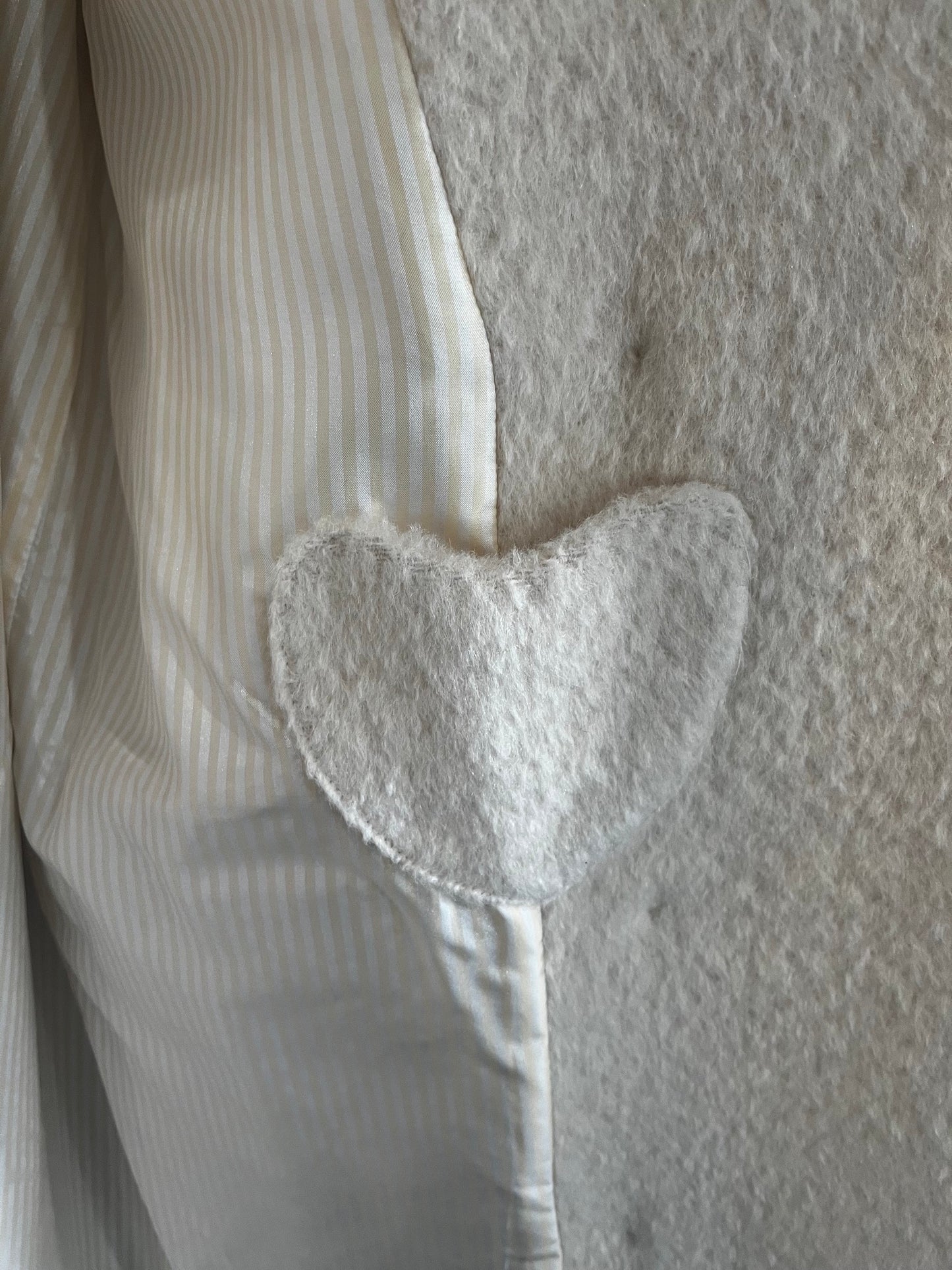 cooper wool blend teddy coat wint white 10