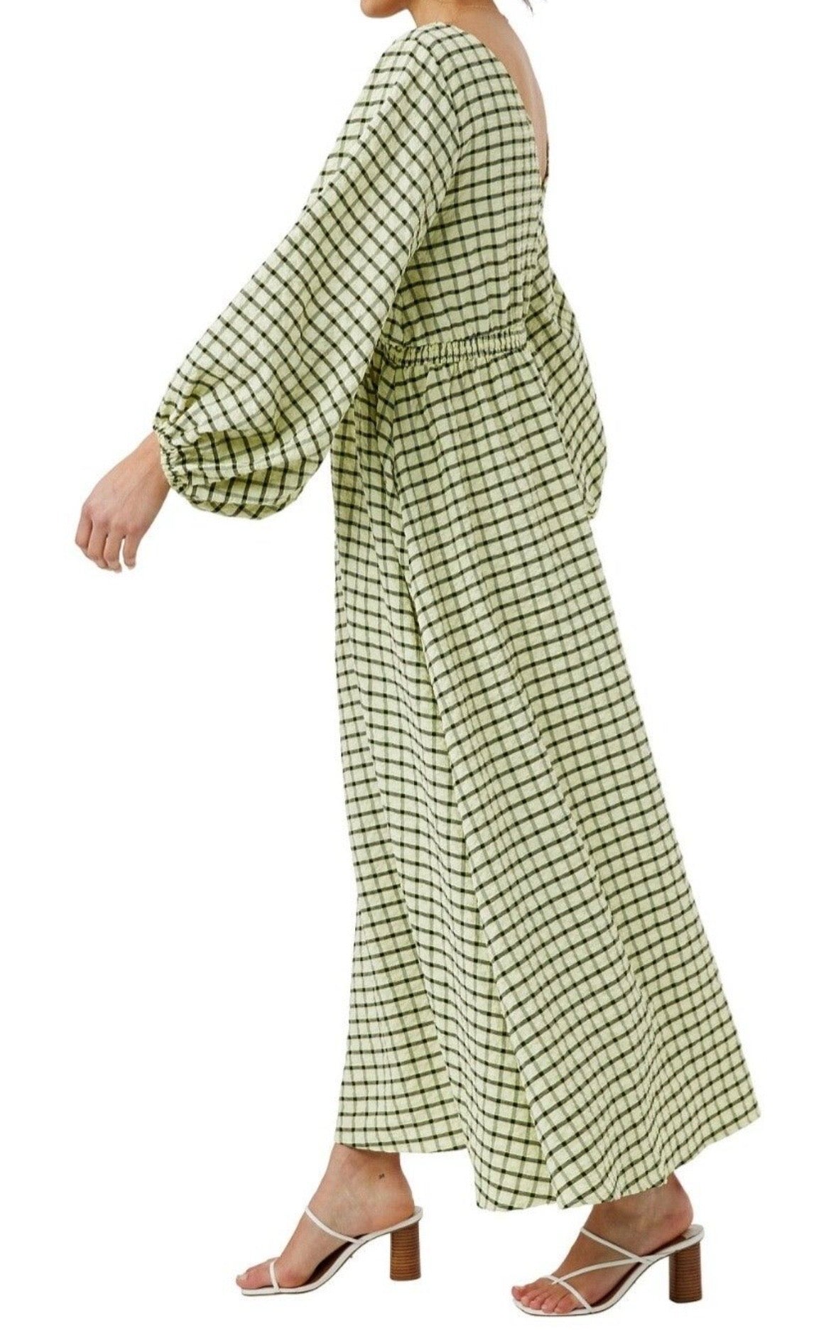 Kinney neon cheq dress large