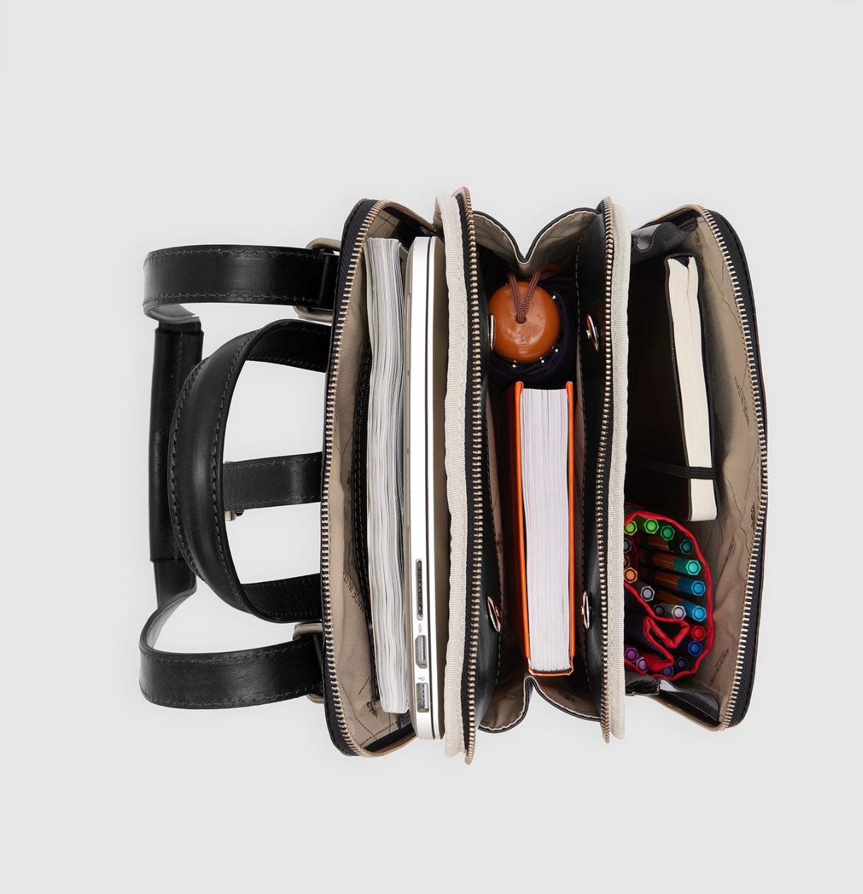 Italian leather backpack-stacey