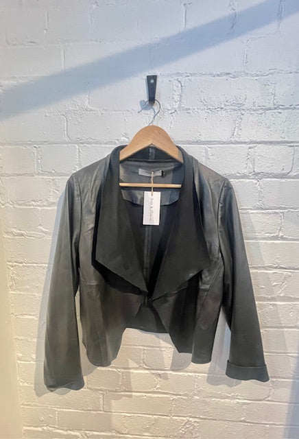 Elk leather jacket large 12/14