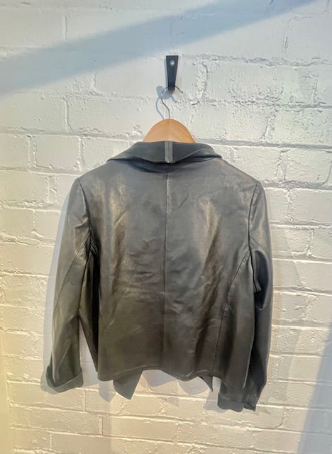 Elk leather jacket large 12/14