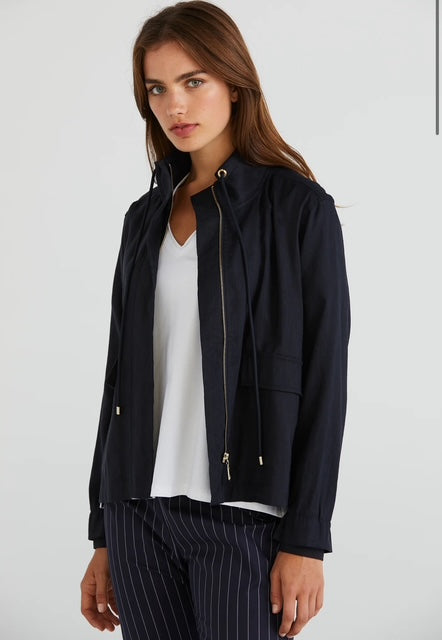 Lania linen blend jacket ink 12