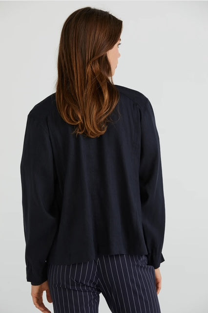 Lania linen blend jacket ink 12