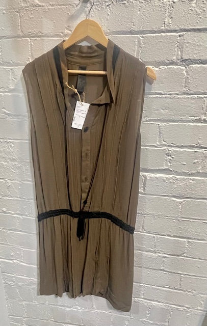 Nom D green chiffon dress 8
