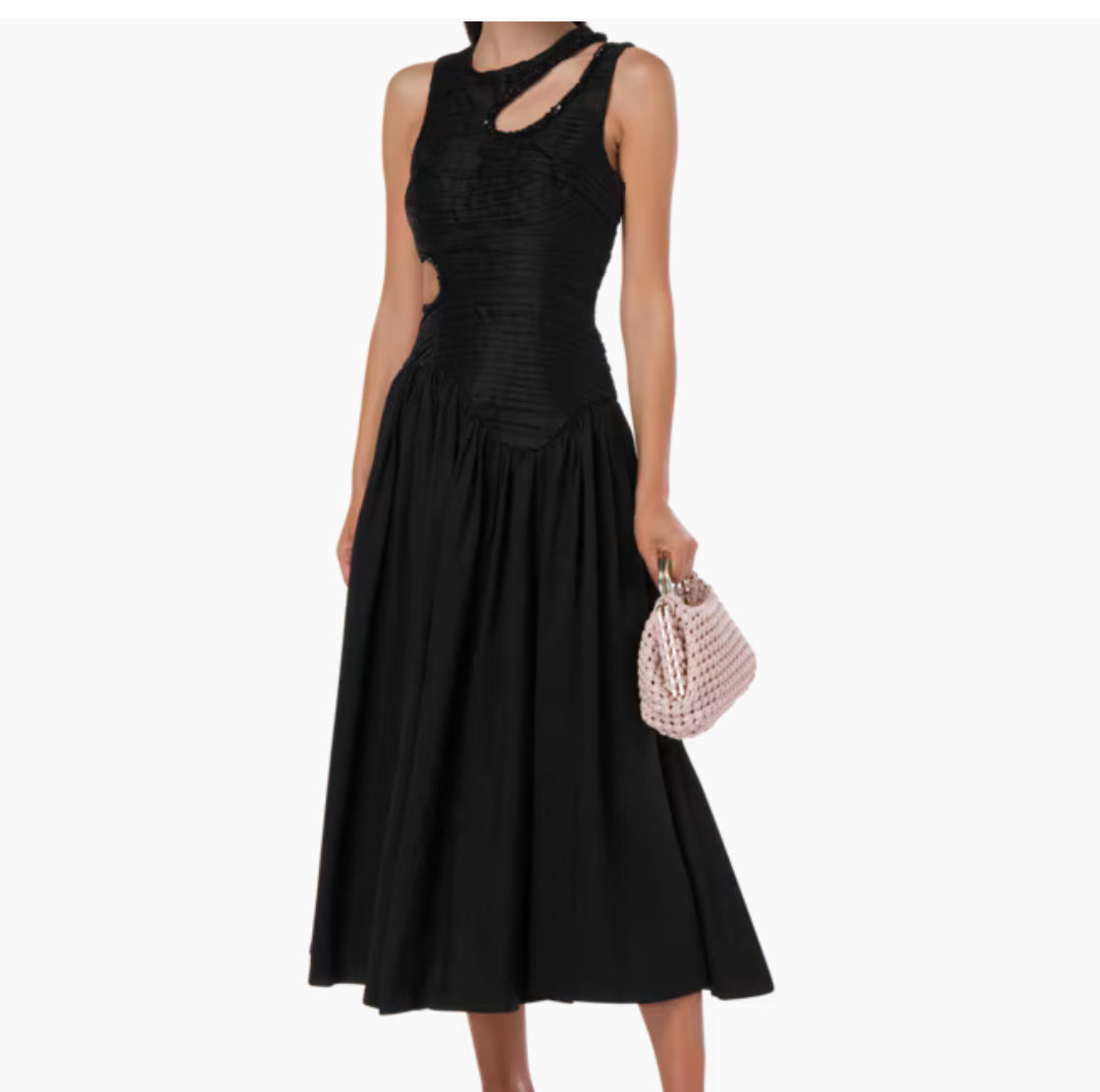 Aje linen blend beaded dress 6