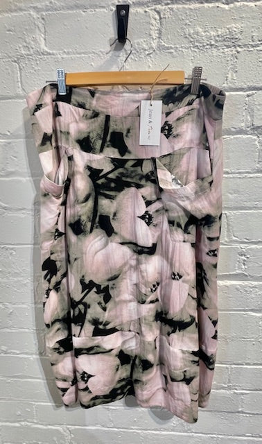 Sills linen pocket skirt 16