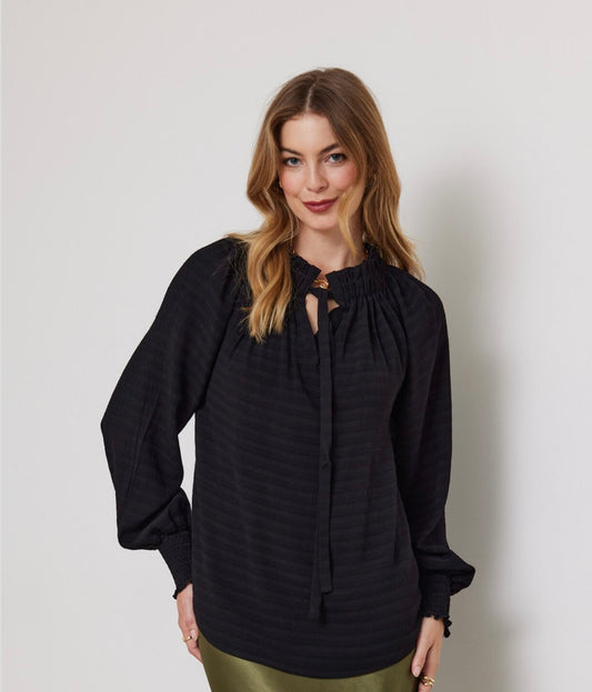 Duo pleated top 10/12