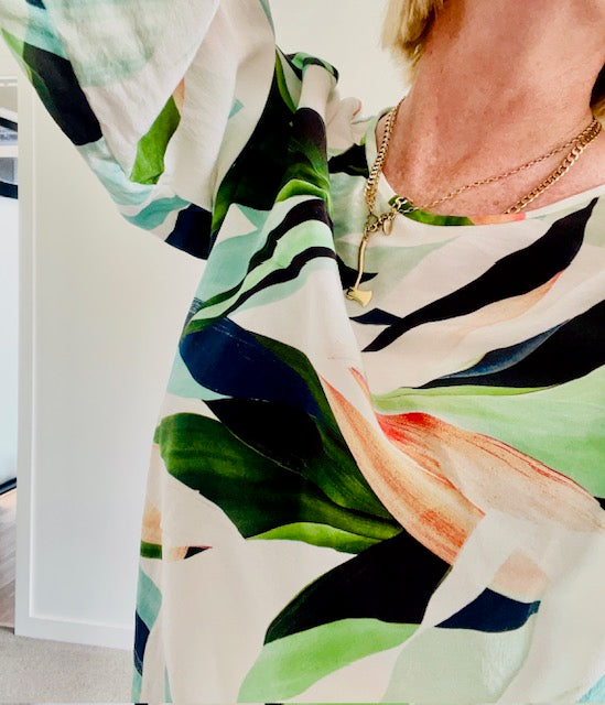 Trenery Silk top/large