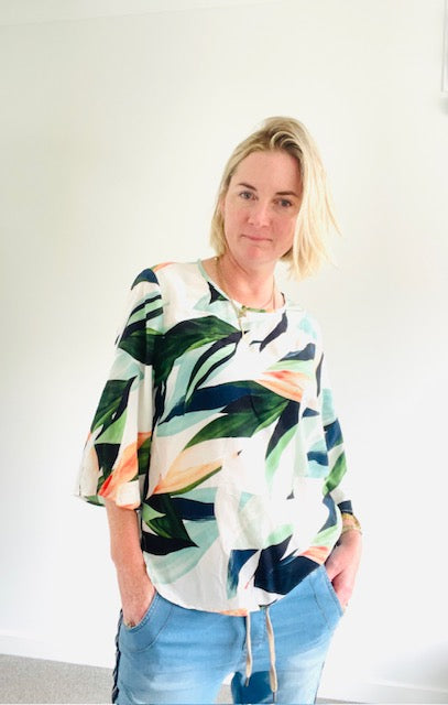 Trenery Silk top/large