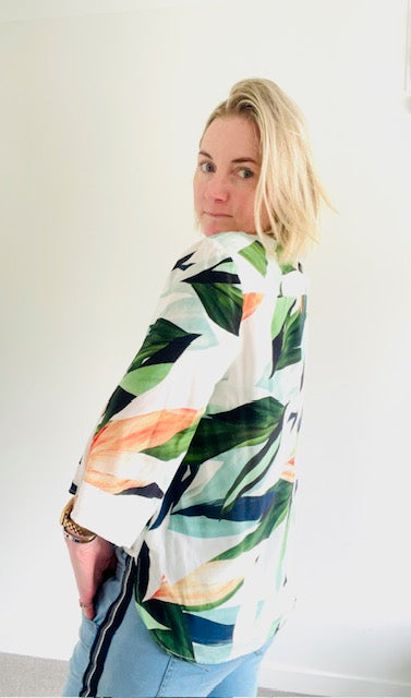 Trenery Silk top/large