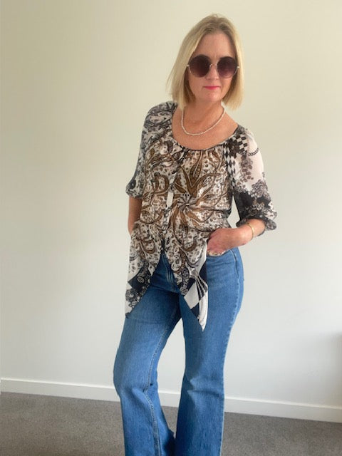Wallis petite top/s