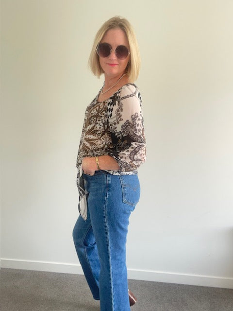 Wallis petite top/s