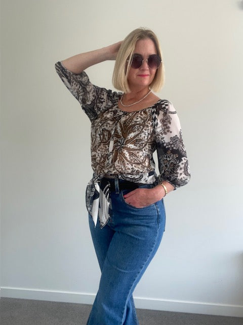 Wallis petite top/s