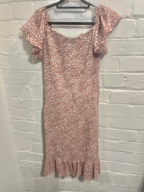 Petal & Pump shirred dress med