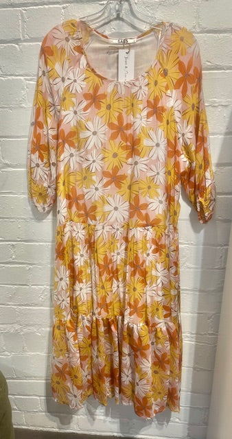 Floral sass maxi dress size 10