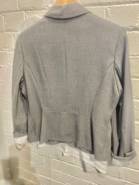 Marks & Spencer grey blazer 16