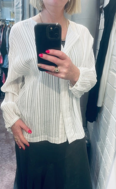 Marl cotton silk shirt 12