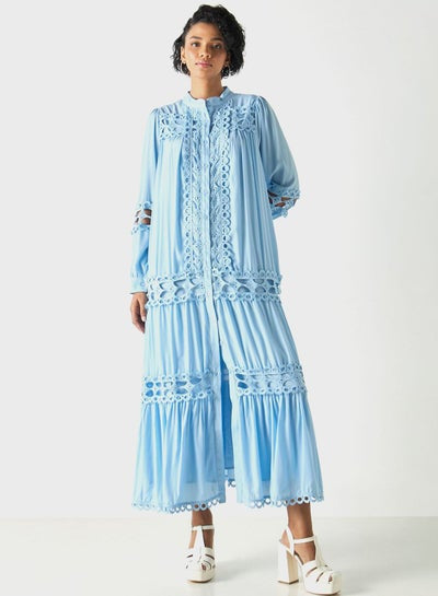 Cut open work dress 12/24