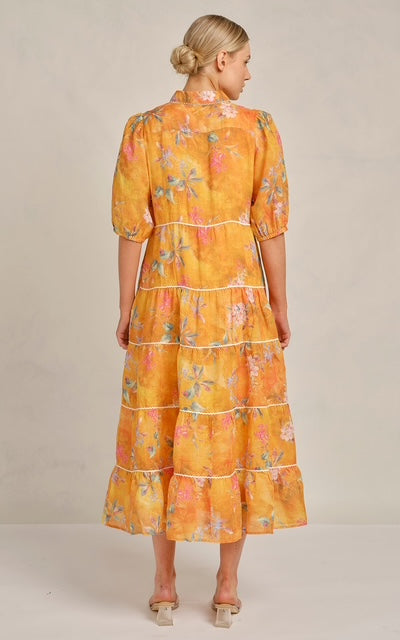 Alessandra ramie mustard maxi 2xl